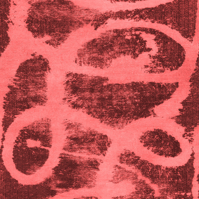 Machine Washable Persian Red Bohemian Rug, wshabs1042red