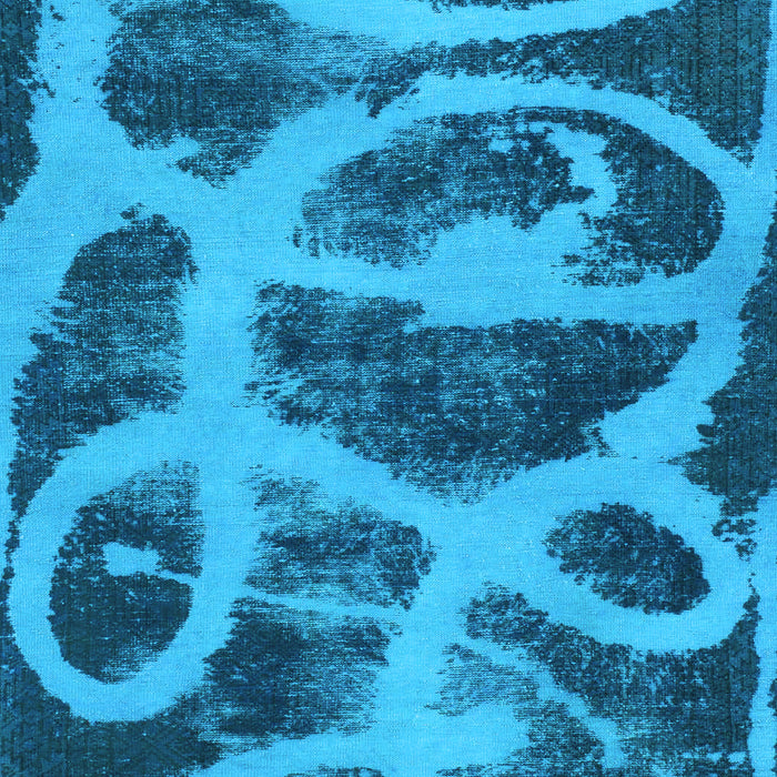 Machine Washable Persian Light Blue Bohemian Rug, wshabs1042lblu