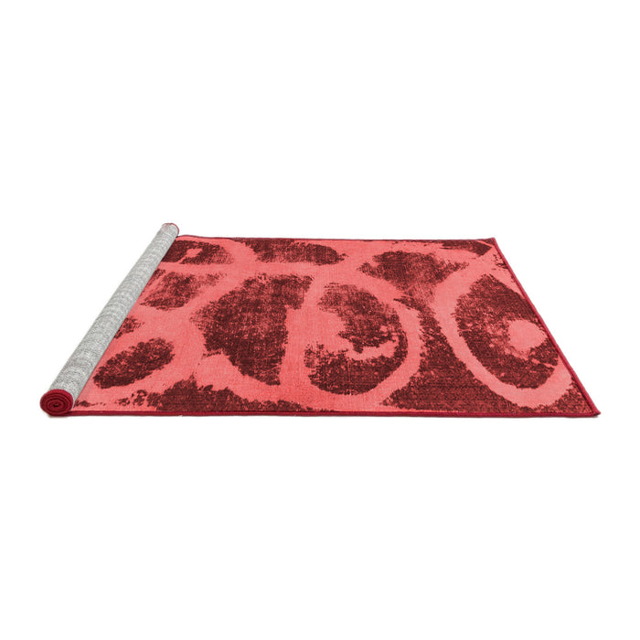 Bohemian Red Washable Rugs