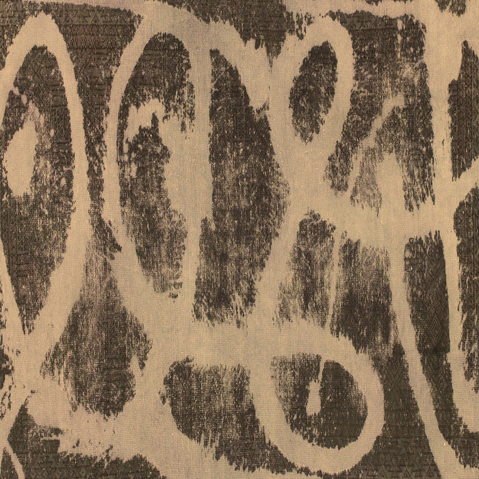 Square Machine Washable Persian Brown Bohemian Rug, wshabs1042brn