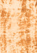 Machine Washable Abstract Orange Modern Area Rugs, wshabs1043org
