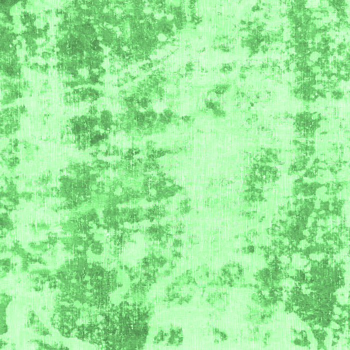 Machine Washable Abstract Emerald Green Modern Area Rugs, wshabs1043emgrn