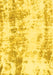 Abstract Yellow Modern Rug, abs1043yw