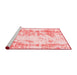 Modern Red Washable Rugs