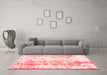 Modern Red Washable Rugs