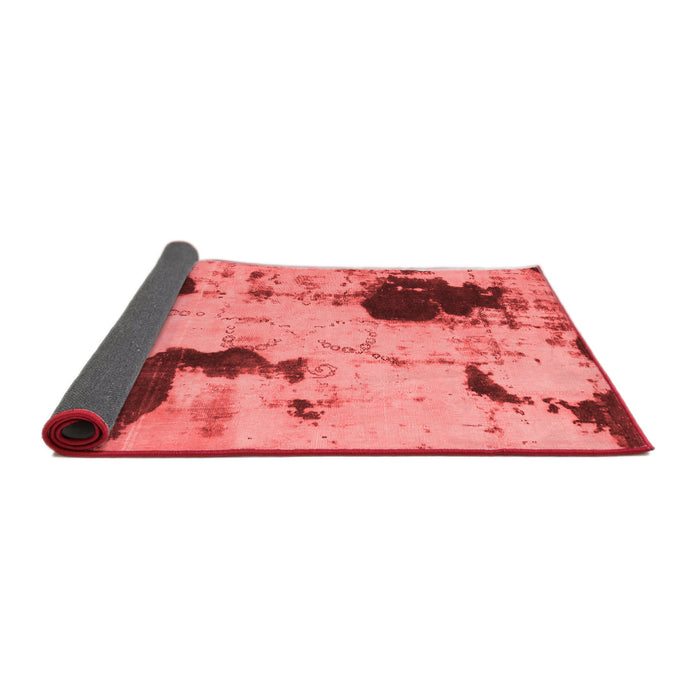 Abstract Red Modern Area Rugs