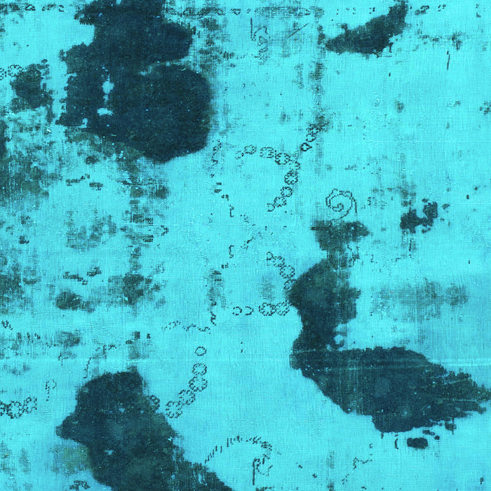 Abstract Turquoise Modern Rug, abs1044turq