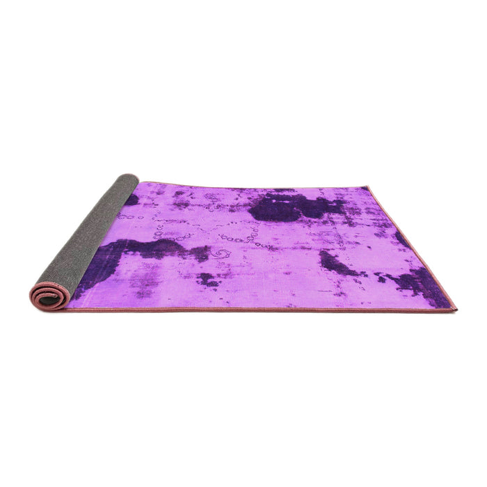 Sideview of Abstract Pink Modern Rug, abs1044pnk