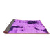 Sideview of Abstract Pink Modern Rug, abs1044pnk