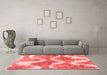 Modern Red Washable Rugs