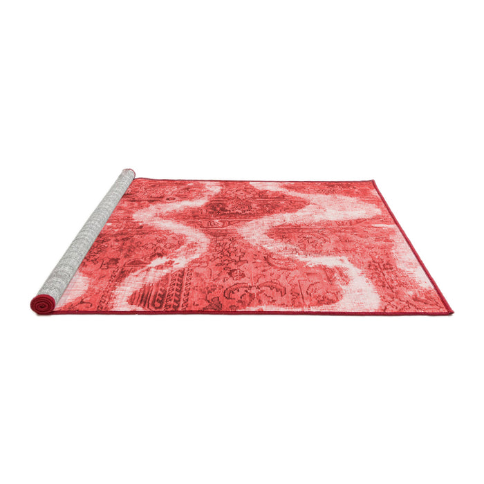 Modern Red Washable Rugs