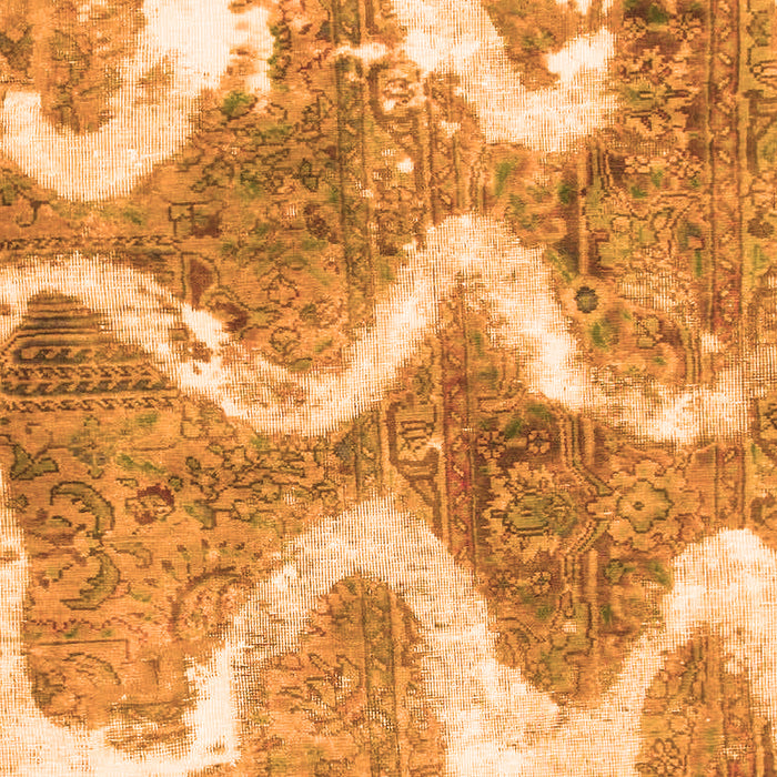 Abstract Orange Modern Rug, abs1045org