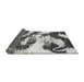 Sideview of Abstract Gray Modern Rug, abs1046gry