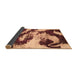 Sideview of Abstract Brown Modern Rug, abs1046brn