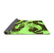 Sideview of Abstract Green Modern Rug, abs1046grn