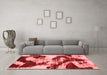 Modern Red Washable Rugs