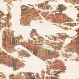 Round Abstract Bisque Beige Modern Rug, abs1047