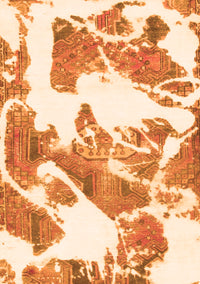 Abstract Orange Modern Rug, abs1047org