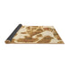 Sideview of Abstract Brown Modern Rug, abs1047brn