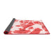 Abstract Red Modern Area Rugs