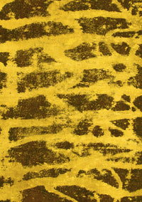 Abstract Yellow Modern Rug, abs1048yw