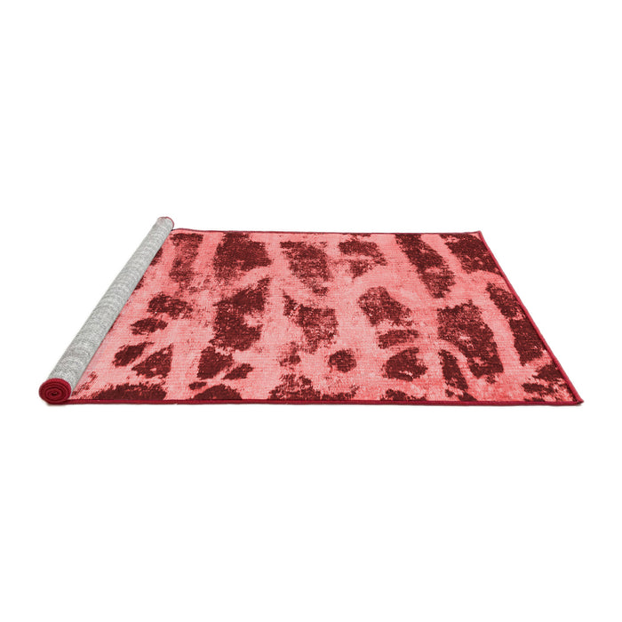 Modern Red Washable Rugs