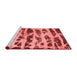 Modern Red Washable Rugs