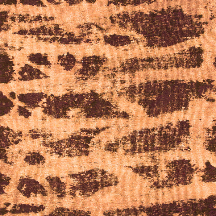 Machine Washable Abstract Orange Modern Area Rugs, wshabs1048org