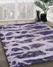 Machine Washable Abstract Purple Haze Purple Rug in a Family Room, wshabs1048