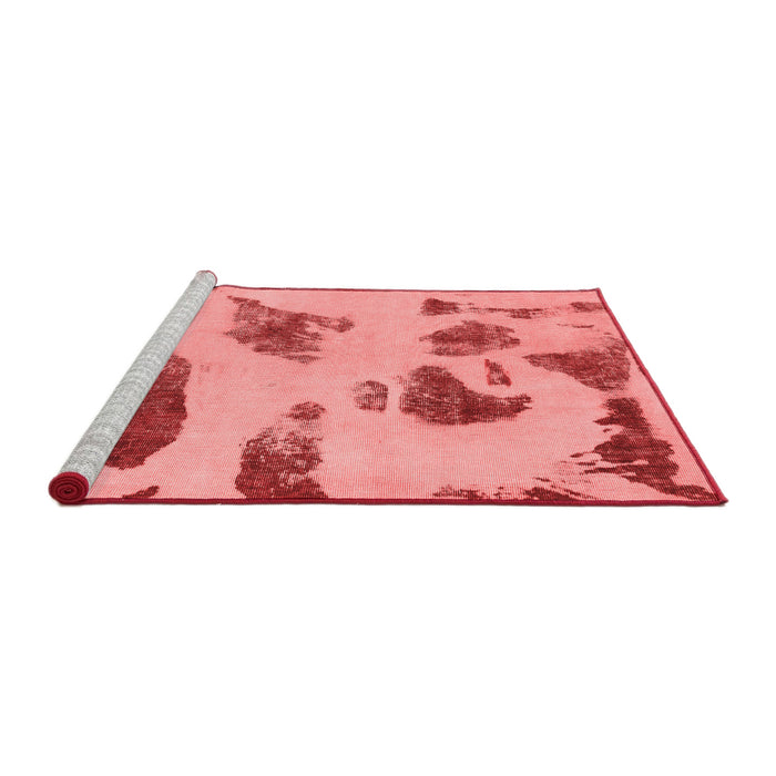 Modern Red Washable Rugs