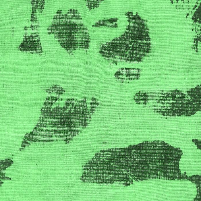 Machine Washable Abstract Emerald Green Modern Area Rugs, wshabs1049emgrn