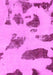 Machine Washable Abstract Pink Modern Rug, wshabs1049pnk