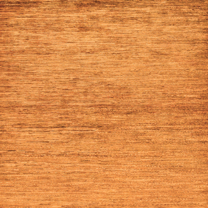 Square Machine Washable Abstract Orange Modern Area Rugs, wshabs104org