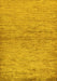 Machine Washable Abstract Yellow Modern Rug, wshabs104yw