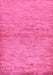 Machine Washable Abstract Pink Modern Rug, wshabs104pnk