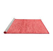 Modern Red Washable Rugs