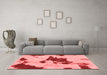 Modern Red Washable Rugs