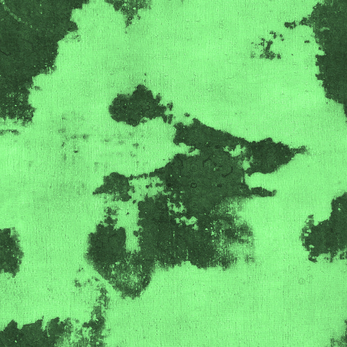 Machine Washable Abstract Emerald Green Modern Area Rugs, wshabs1050emgrn