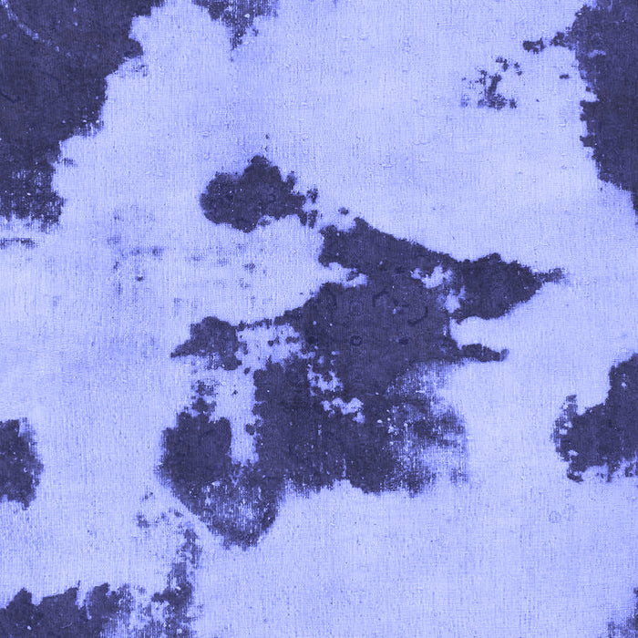 Machine Washable Abstract Blue Modern Rug, wshabs1050blu