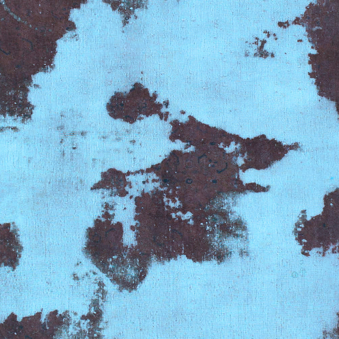 Machine Washable Abstract Light Blue Modern Rug, wshabs1050lblu