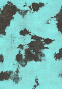 Abstract Turquoise Modern Rug, abs1050turq