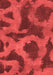 Abstract Red Modern Area Rugs