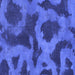 Square Machine Washable Abstract Blue Modern Rug, wshabs1051blu