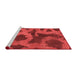 Modern Red Washable Rugs