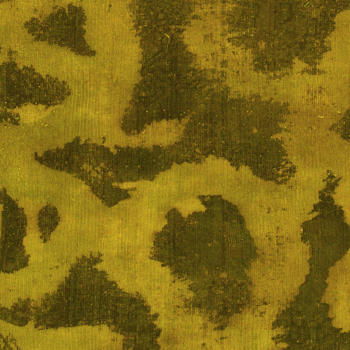 Machine Washable Abstract Yellow Modern Rug, wshabs1051yw