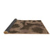 Sideview of Abstract Brown Modern Rug, abs1051brn