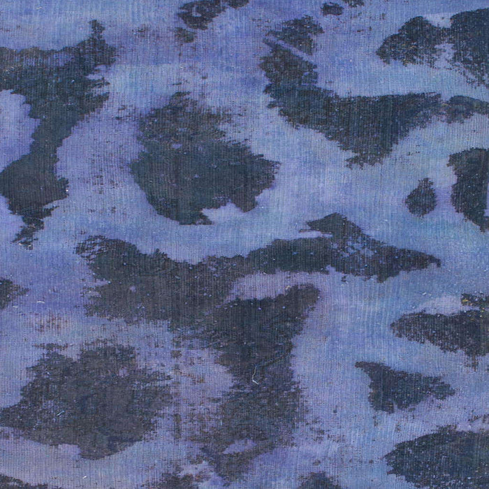 Square Machine Washable Abstract Blue Rug, wshabs1051