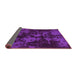 Sideview of Abstract Pink Modern Rug, abs1052pnk