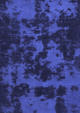 Abstract Blue Modern Rug, abs1052blu