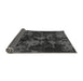 Sideview of Abstract Gray Modern Rug, abs1052gry